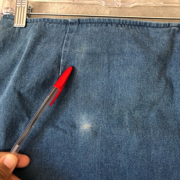 Vintage Scott Taylor Denim Pencil Skirt Size 8 Feminine Retro Western Country - Picture 13 of 15